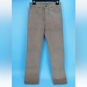 NWT Vintage 70's 80' Levis 519 Mens Khaki Beige Corduroy Pants Size 30 x 32 USA